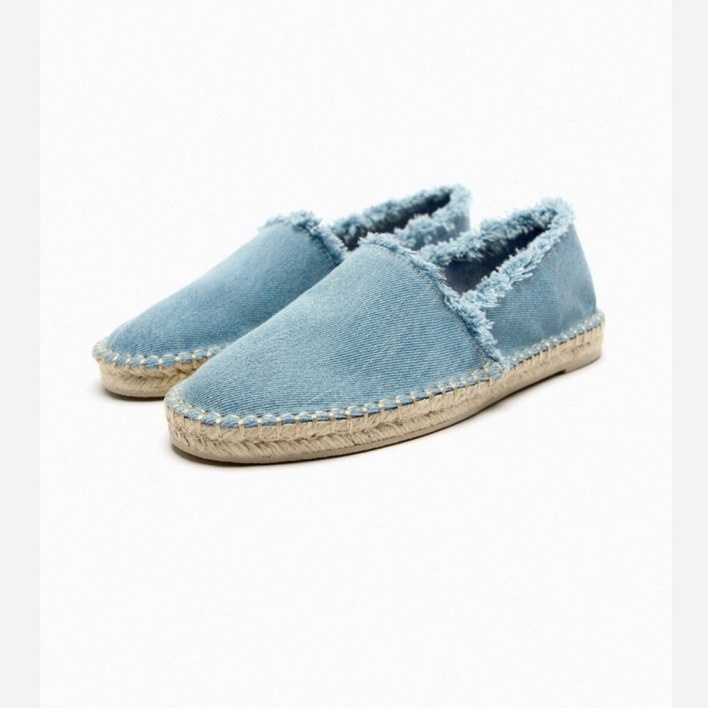 Zara Light Blue Espadrilles